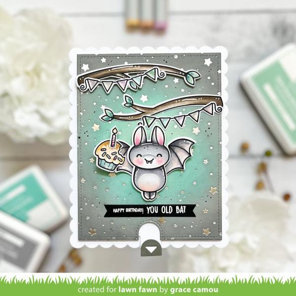 Lawn Fawn - Stempelset "Batty For You" Clear Stamps