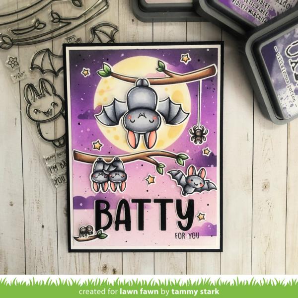 Lawn Fawn - Stempelset "Batty For You" Clear Stamps