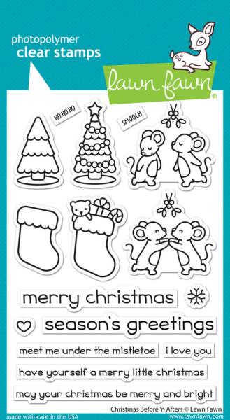 Lawn Fawn - Stempelset "Christmas Before 'n Afters" Clear Stamps