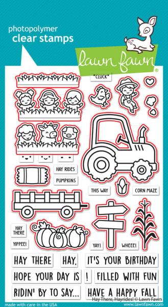 Lawn Fawn - Stanzschablone "Hay There, Hayrides!" Dies