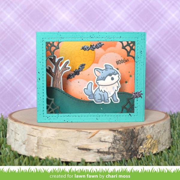 Lawn Fawn - Stanzschablone "Shadow Box Card Halloween" Add-on Die