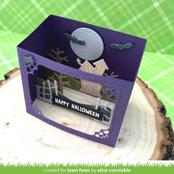 Lawn Fawn - Stanzschablone "Shadow Box Card Halloween" Add-on Die