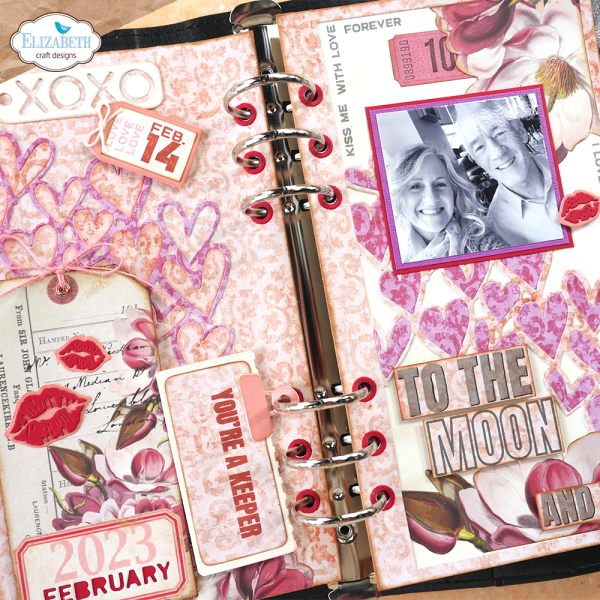 Elizabeth Craft Designs - Stanzschalone "Planner Essentials 57 - Heart Overlay" Dies