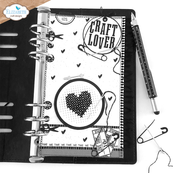 Elizabeth Craft Designs - Stanzschalone "Planner Essentials 58 - Craft Lover" Dies