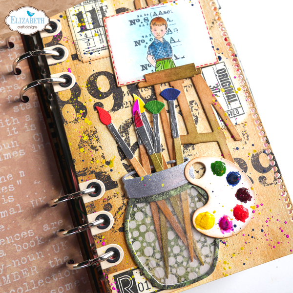 Elizabeth Craft Designs - Stanzschalone "Planner Essentials 59 - Art Party" Dies