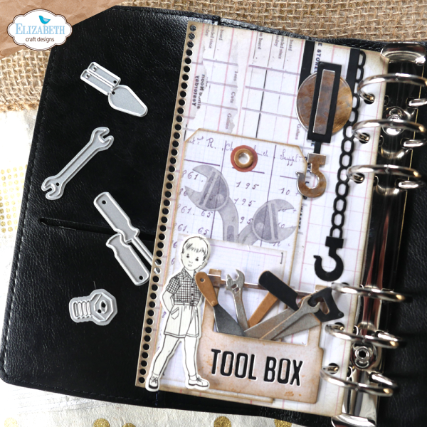 Elizabeth Craft Designs - Stanzschalone "Sidekick Essentials 27 Tool Box" Dies