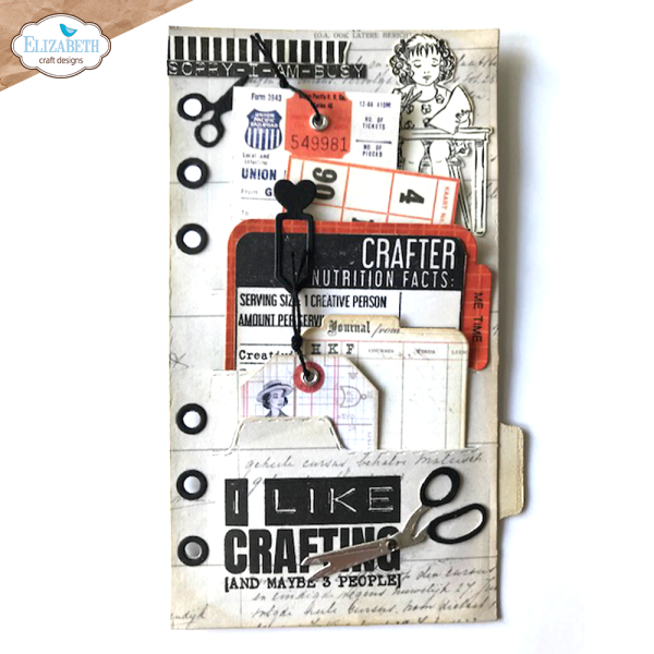 Elizabeth Craft Designs - Stanzschalone "Sidekick Essentials 28 Filefolder Page" Dies