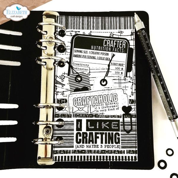 Elizabeth Craft Designs - Stanzschalone "Sidekick Essentials 28 Filefolder Page" Dies