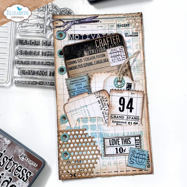 Elizabeth Craft Designs - Stanzschalone "Sidekick Essentials 28 Filefolder Page" Dies