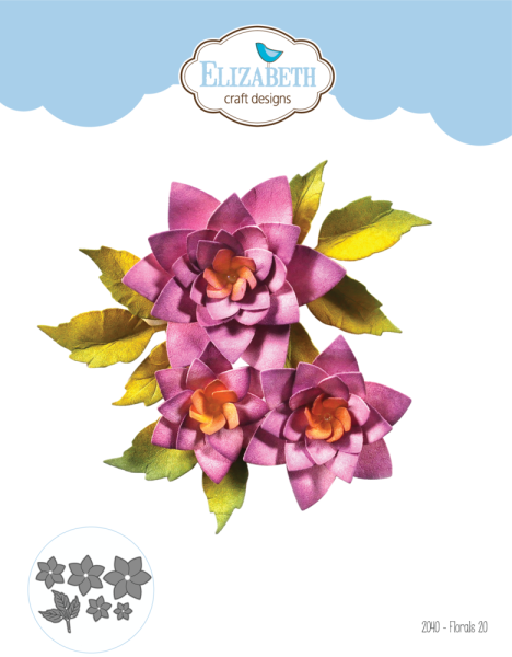 Elizabeth Craft Designs - Stanzschalone "Florals 20" Dies