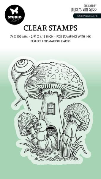 Studio Light - Stempel "Caterpillar Scene" Clear Stamps