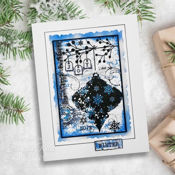 Woodware - Stempel "Winter Bauble" Clear Stamps Design by Francoise Read