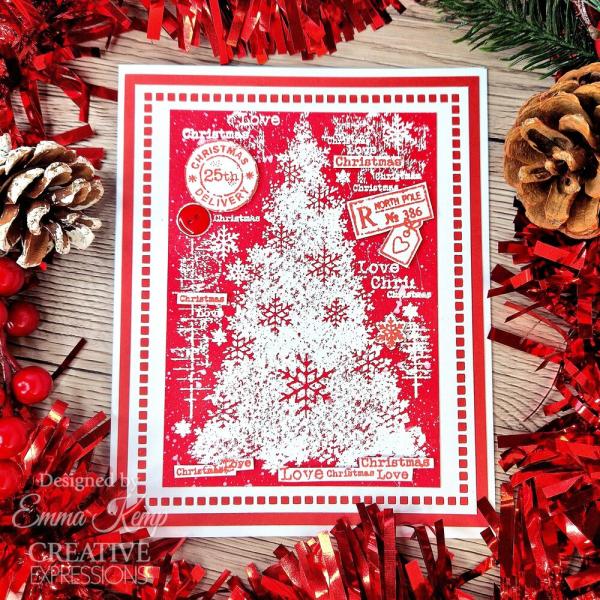 Woodware - Stempel "Snow Frosted Tree" Clear Stamps Design by Francoise Read