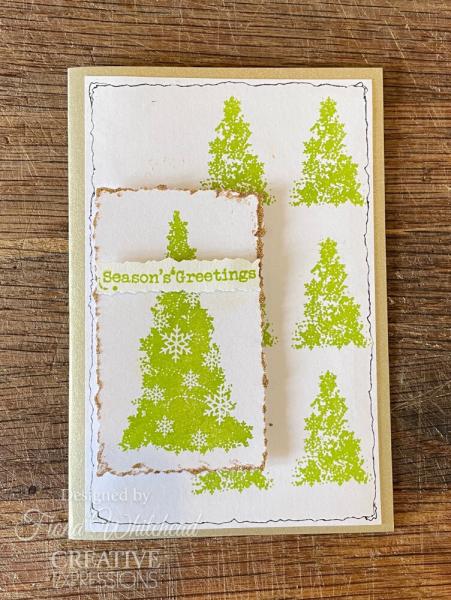 Woodware - Stempelset "Snowflake Trees" Clear Stamps Design by Francoise Read