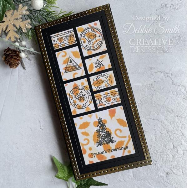 Woodware - Stempelset "Snowflake Trees" Clear Stamps Design by Francoise Read