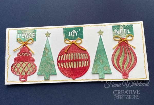 Creative Expressions - Stanzschablone "Vintage Baubles" Craft Dies Design by Sue Wilson