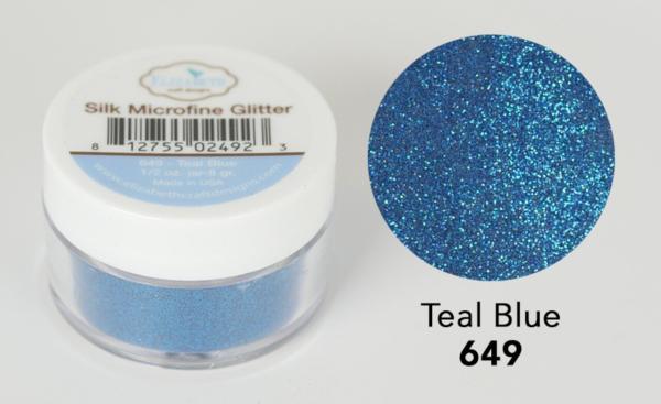 Elizabeth Craft Designs - Glitzer "Teal Blue 649" Silk Microfine Glitter 11g