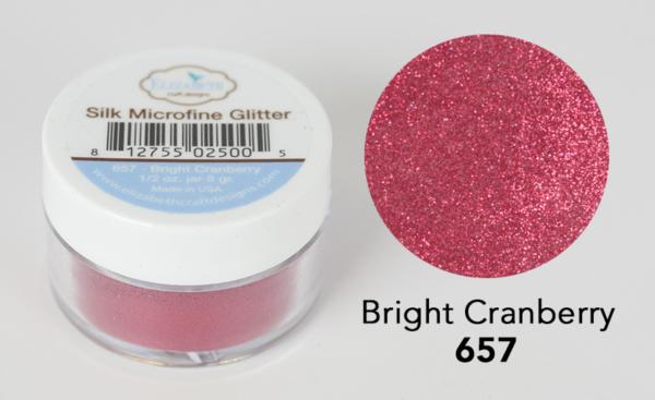 Elizabeth Craft Designs - Glitzer "Bright Cranberry 657" Silk Microfine Glitter 11g