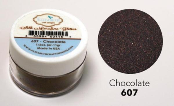 Elizabeth Craft Designs - Glitzer "Chocolate 607" Silk Microfine Glitter 11g