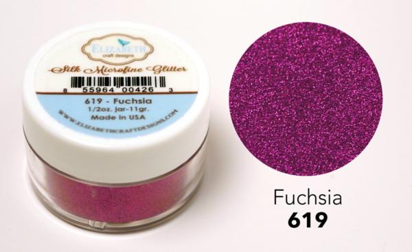 Elizabeth Craft Designs - Glitzer "Fuchsia 619" Silk Microfine Glitter 11g