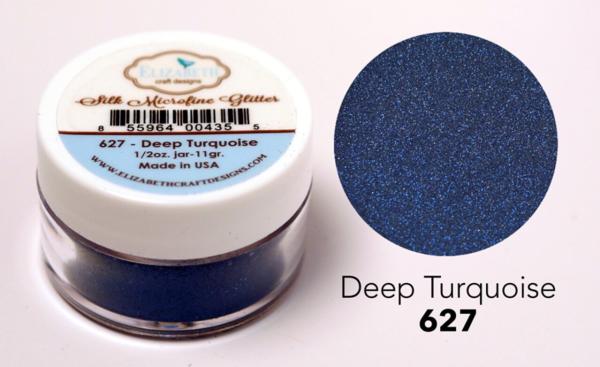 Elizabeth Craft Designs - Glitzer "Deep Turquoise 627" Silk Microfine Glitter 11g