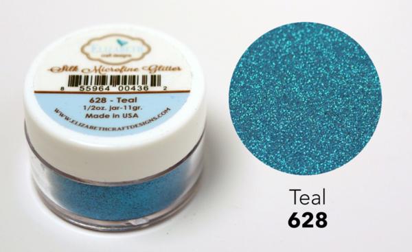 Elizabeth Craft Designs - Glitzer "Teal 628" Silk Microfine Glitter 11g