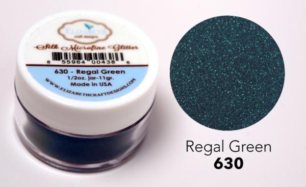 Elizabeth Craft Designs - Glitzer "Regal Green 630" Silk Microfine Glitter 11g