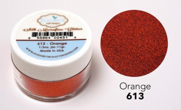 Elizabeth Craft Designs - Glitzer "Orange 613" Silk Microfine Glitter 11g