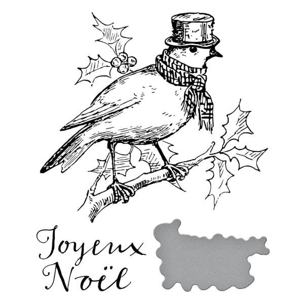 Spellbinders - Press Plate & Dies "Joyeux Noel"