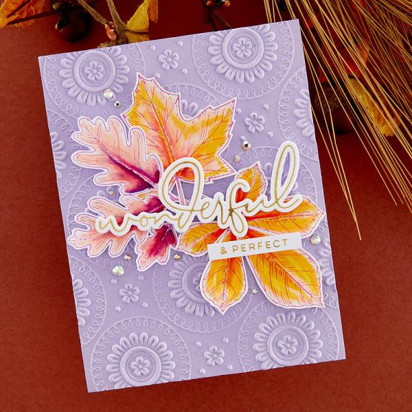 Spellbinders - Press Plate & Dies "Autumn Leaves"