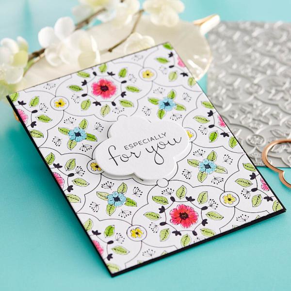 Spellbinders - Press Plate & Dies "Floral View"