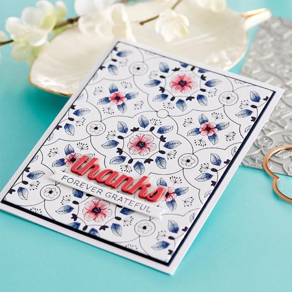 Spellbinders - Press Plate & Dies "Floral View"