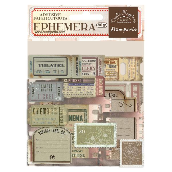 Stamperia - Stanzteile "Tickets" Die Cuts Ephemera