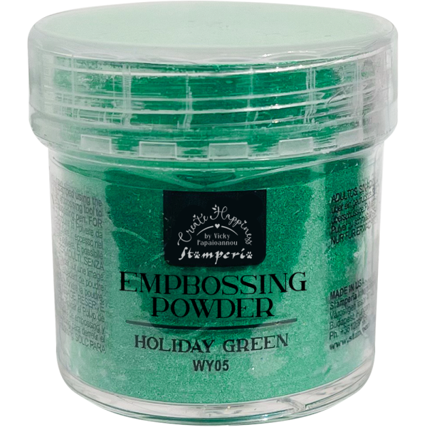 Stamperia - Embossingpulver "Holiday Green" Embossing Powder 