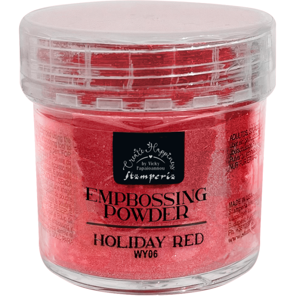 Stamperia - Embossingpulver "Holiday Red" Embossing Powder 