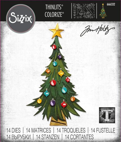 Sizzix - Stanzschablone "Trim a Tree" Thinlits Craft Dies by Tim Holtz