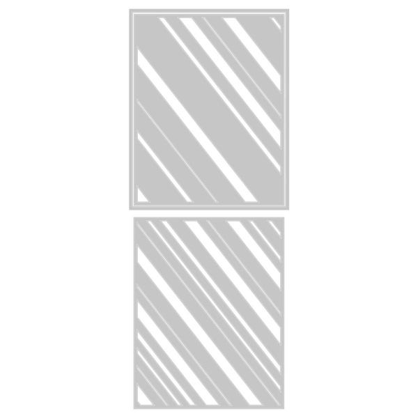 Sizzix - Stanzschablone "Layered Stripes" Thinlits Craft Dies by Tim Holtz