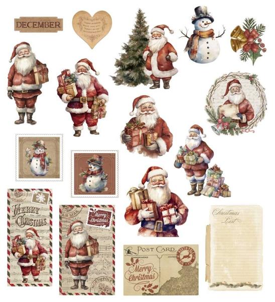 Papers For You - Stanzteile "Father Christmas" Die Cuts