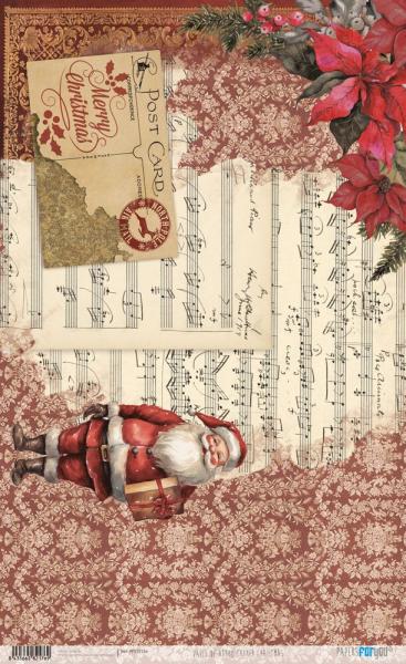 Paper For you - Decoupage Papier "Father Christmas I" Rice Paper Kit A4 - 6 Bogen