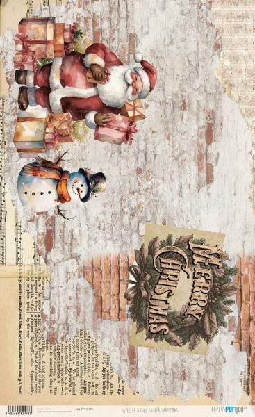 Paper For you - Decoupage Papier "Father Christmas I" Rice Paper Kit A4 - 6 Bogen