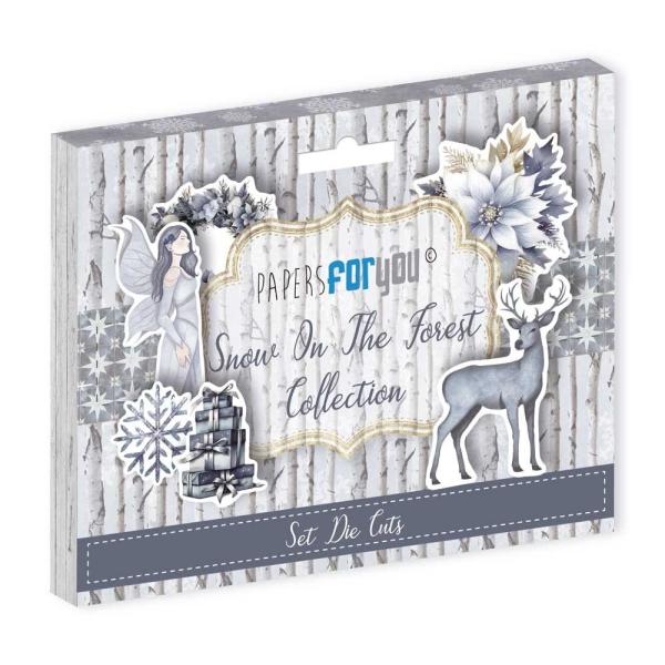 Papers For You - Stanzteile "Snow On The Forest" Die Cuts