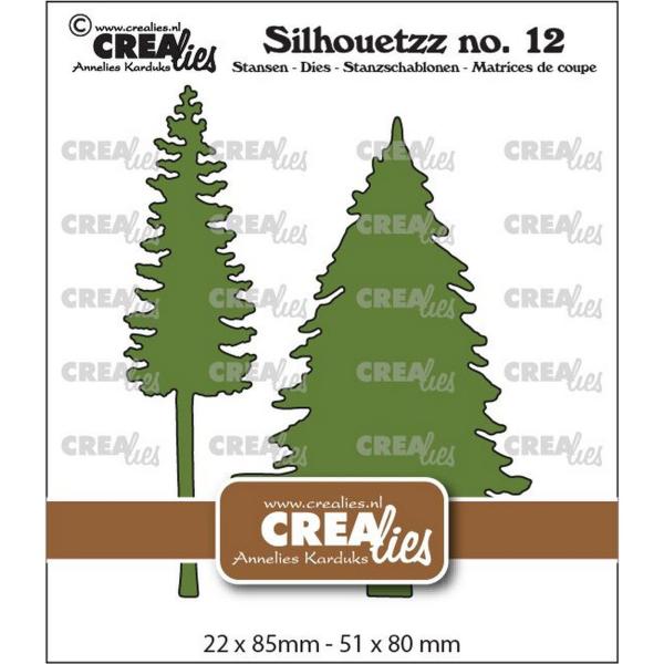 Crealies - Stanzschablone "Trees B" Silhouetzz Dies