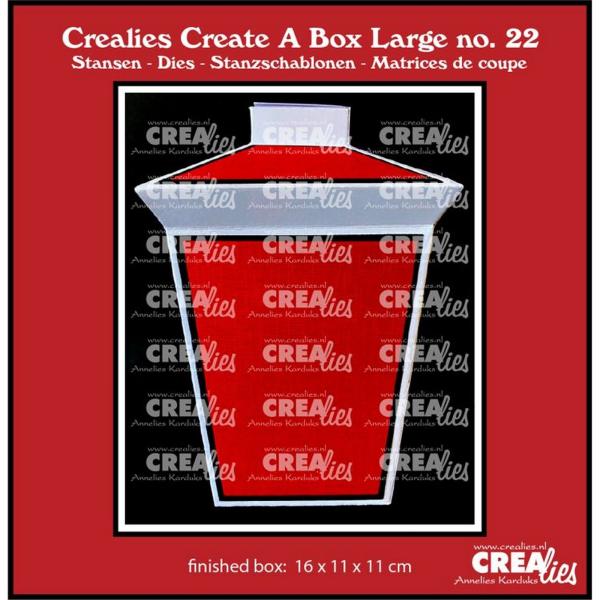 Crealies - Stanzschablone "Lantern" Create A Box Large Dies