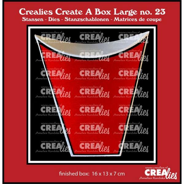 Crealies - Stanzschablone "Standing Pillowbox Large" Create A Box Large Dies