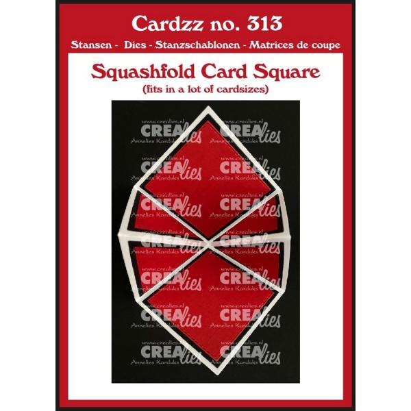 Crealies - Stanzschablone "Squashfold Card Square" Cardzz Dies