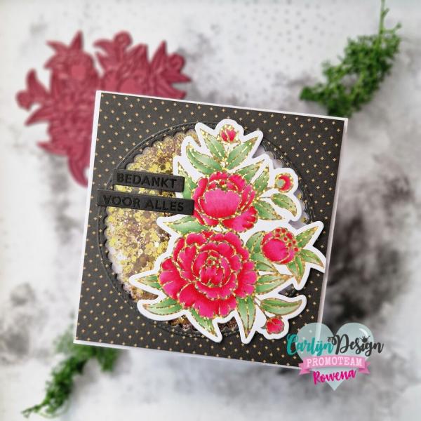 Carlijn Design "Flowers Peony" Hot Foil  