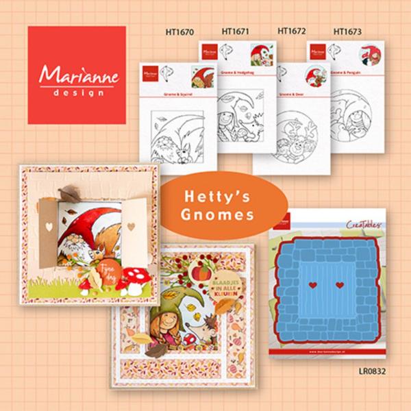 Marianne Design - Stempel "Gnome & Hedgehog" Clear Stamps