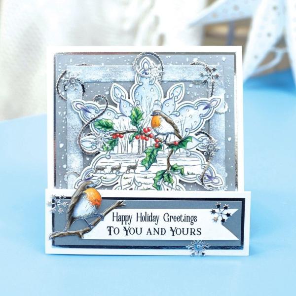 Crafters Companion - Stempelset "Nature's Winter" Clear Stamps