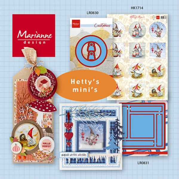 Marianne Design - Präge- und Stanzschablone "Log Cabin Layout" Creatables Dies