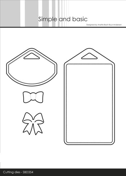 Simple and Basic - Stanzschablone "Triangle Tag" Add-On Dies